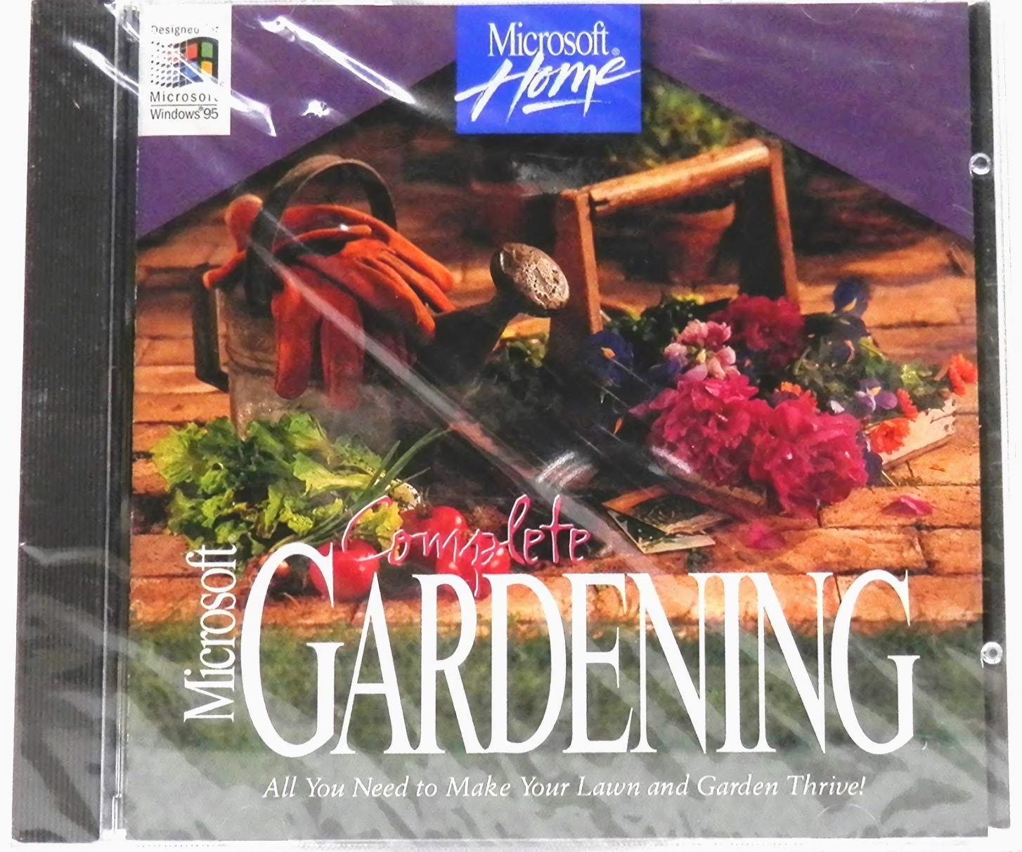 Microsoft Complete Gardening Box Cover (1996)